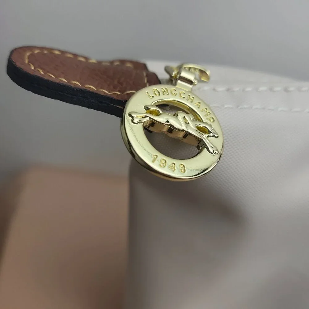 Longchamp Beige and Chocolate Tote - Picture 7 of 9